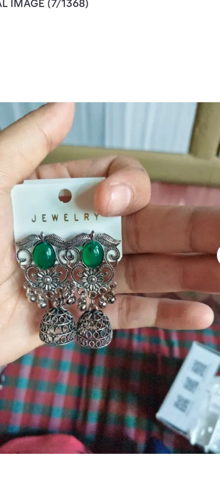 Stylish Traditional Oxidised Earrings for Women (Pack of 4)